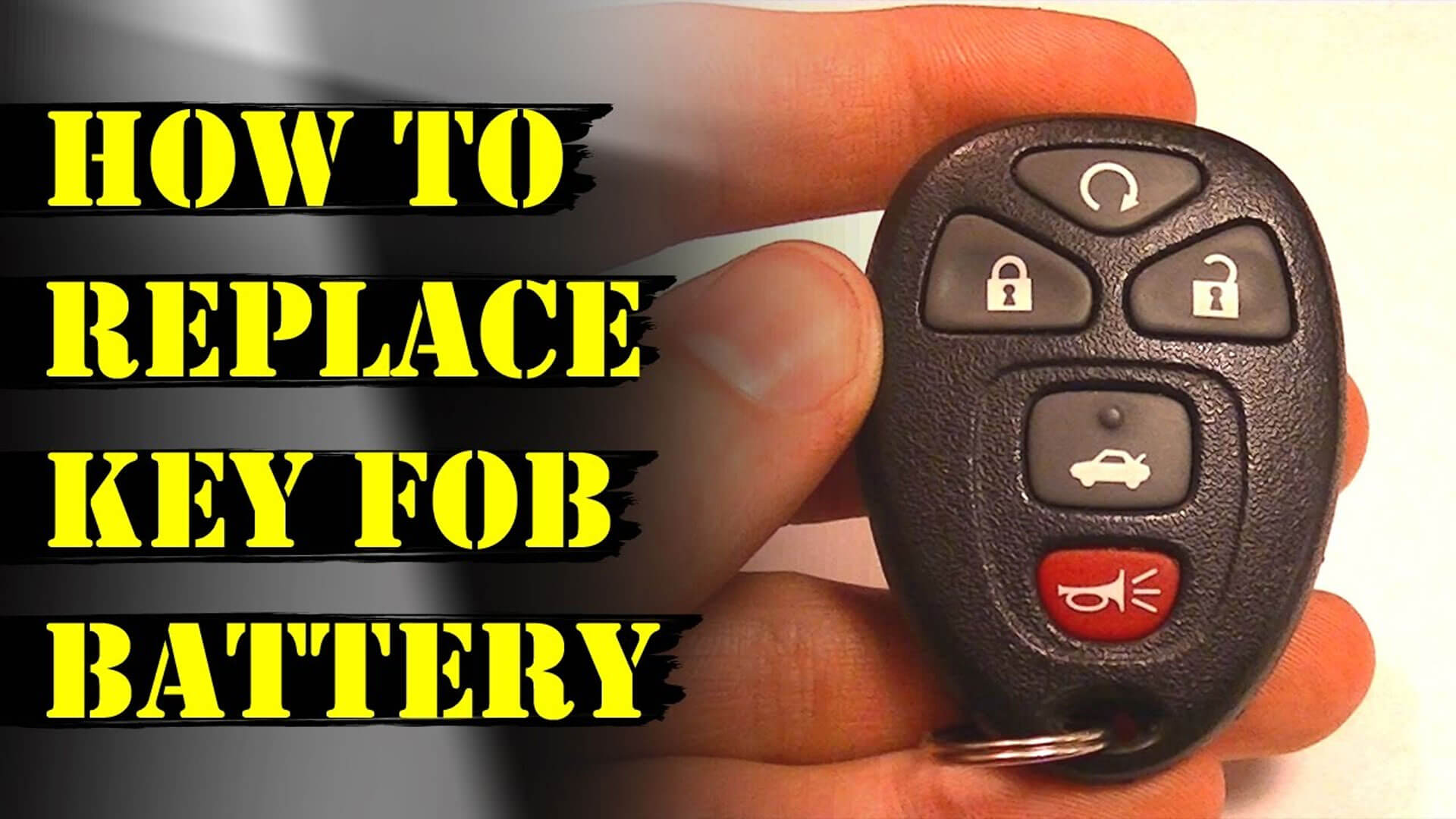 How to Replace a Chevy Key Fob Battery