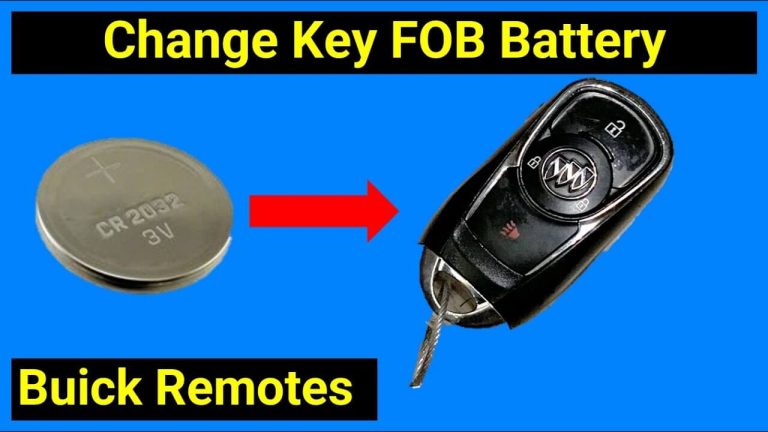 How to Replace a Dead Battery For Buick Encore Key Fob