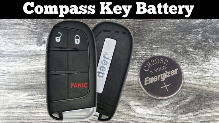 Jeep Compass Key Fob Battery Replacement